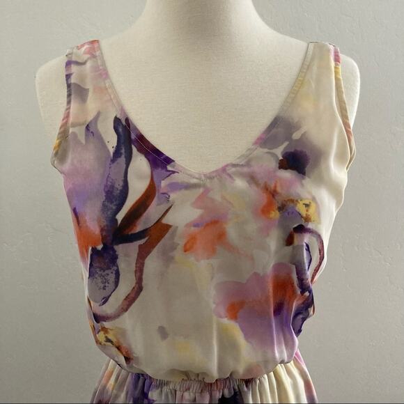 Show Me Your Mumu Kendall Floral Maxi Dress in Abers Babers Chiffon Colorful XS - Picture 4 of 9